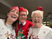 Jacqui, Geoff and Greta